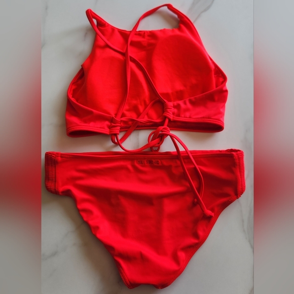 Billabong red/coral bikini - Picture 2 of 5